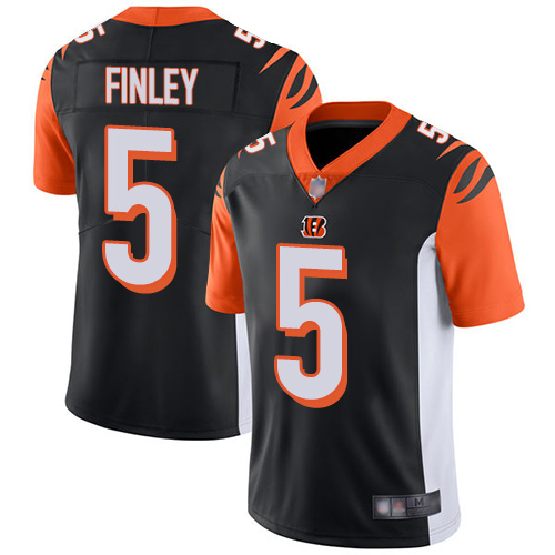 Cincinnati Bengals Limited Black Men Ryan Finley Home Jersey NFL Footballl #5 Vapor Untouchable
